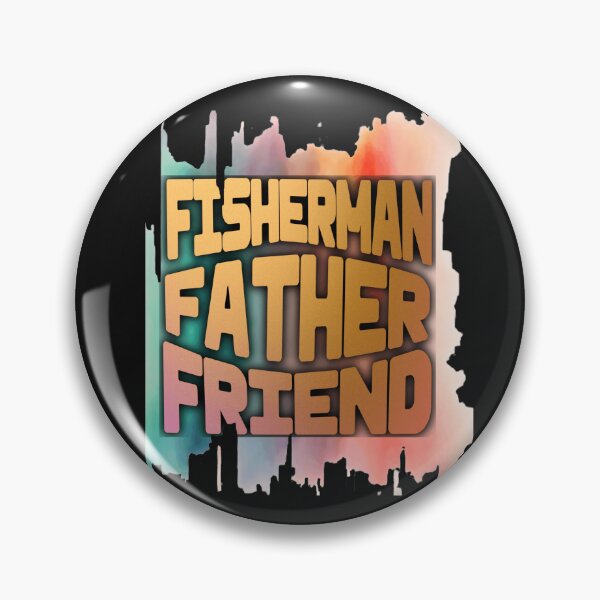 Item preview, Color Splashes Fisherman, Father, Friend Daddy Design designed and sold by Raise2Shine.