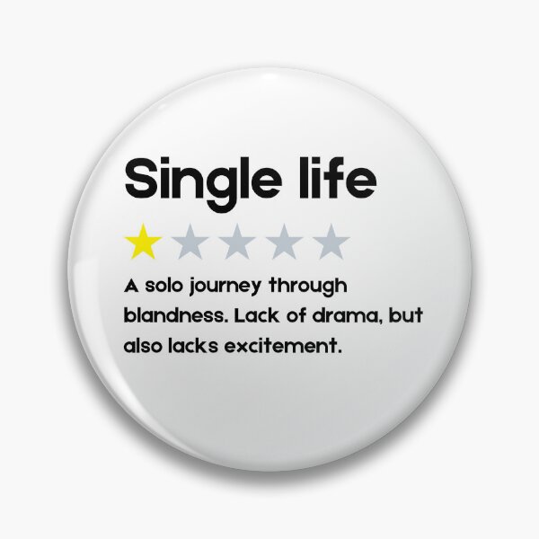 Item preview, Product Review, Single life, one star designed and sold by Numbers-Art.