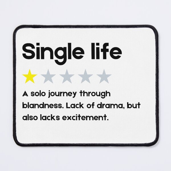 Item preview, Product Review, Single life, one star designed and sold by Numbers-Art.