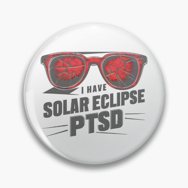 Item preview, I have solar eclipse PTSD: Shades of Red, Grey, and Black designed and sold by SplashTastic.