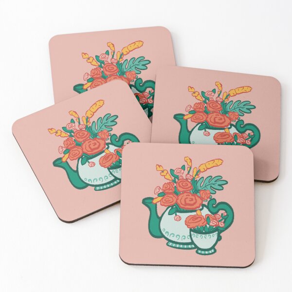 Item preview, Tea Set With Flowers designed and sold by Art-Lyss.