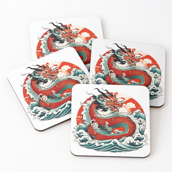 Item preview, Japanese Dragon Oceanic Power designed and sold by Tom-Johnson.
