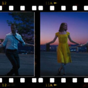 Aperçu de l'œuvre Bobine de film La La Land - Une belle nuit de Mikaelaskyyy