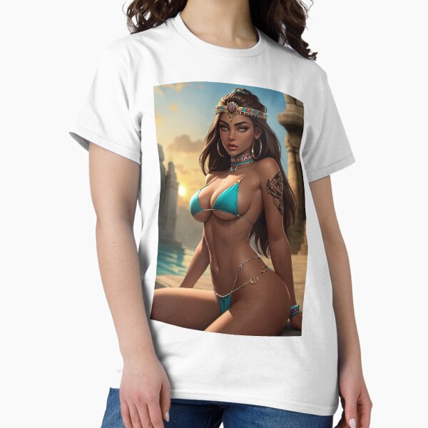 Item preview, Ancient waifu-Poolside beauty designed and sold by FantasyWaifus.