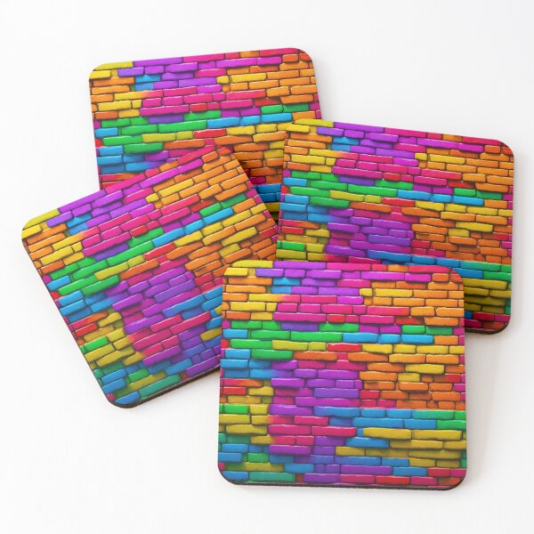Item preview, Brick Wall Transformed by Rainbow Palette designed and sold by Tom-Johnson.