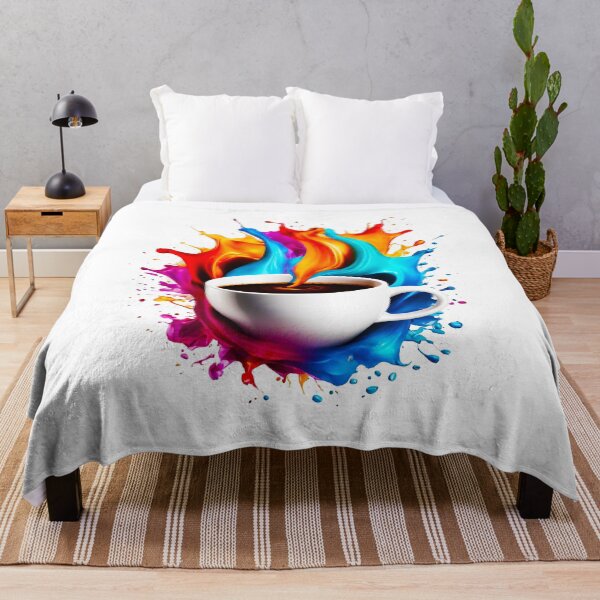 Item preview, Coffee Cup with Bright Paint Splash designed and sold by Tom-Johnson.