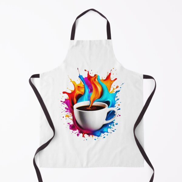 Item preview, Coffee Cup with Bright Paint Splash designed and sold by Tom-Johnson.