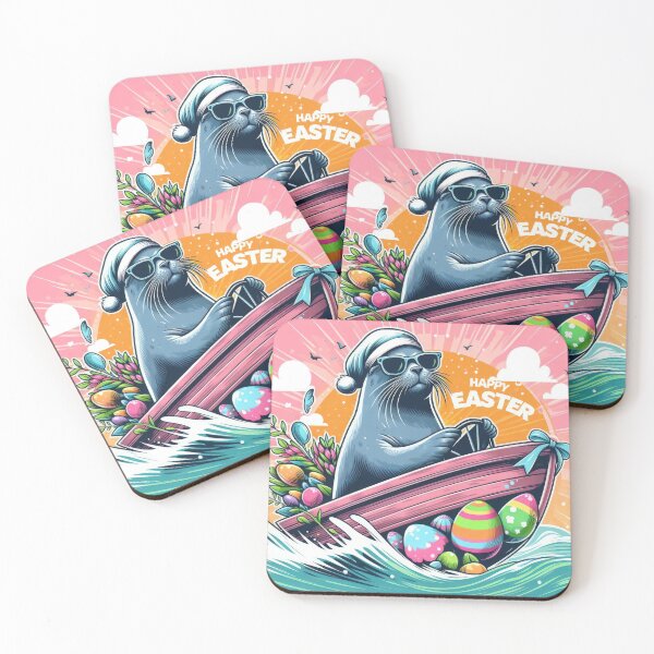 Item preview, Navy SEAL in a boat Easter Funny animals designed and sold by Expressions-Sel.