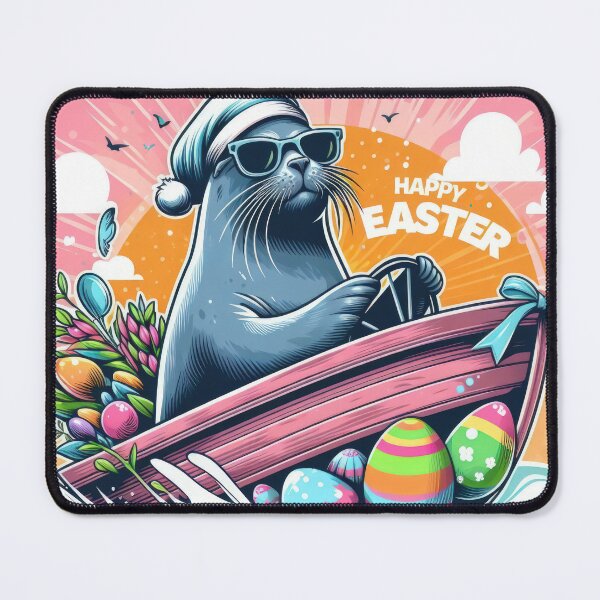 Item preview, Navy SEAL in a boat Easter Funny animals designed and sold by Expressions-Sel.