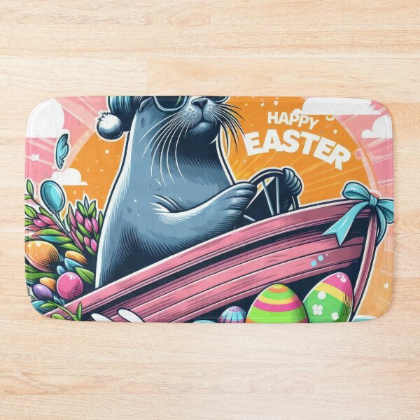 Item preview, Navy SEAL in a boat Easter Funny animals designed and sold by Expressions-Sel.