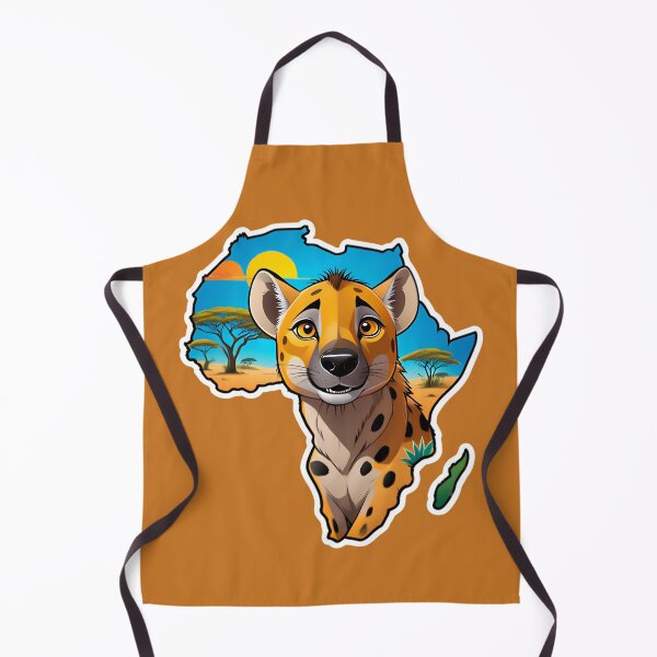 Item preview, Map Of Africa With A Hyena designed and sold by TheArtOfPat.