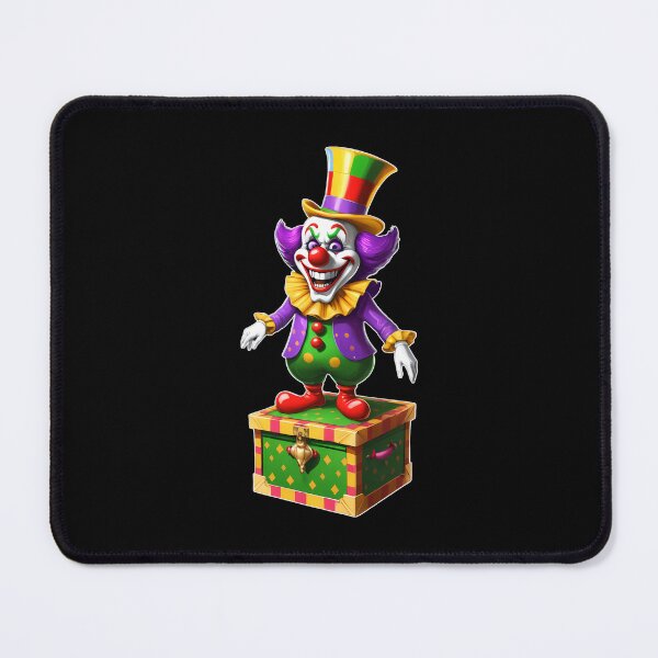Item preview, Lively circus clown on colorful box designed and sold by umfhn.
