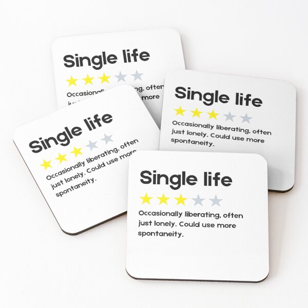 Item preview, Product Review, Single life, three star designed and sold by Numbers-Art.