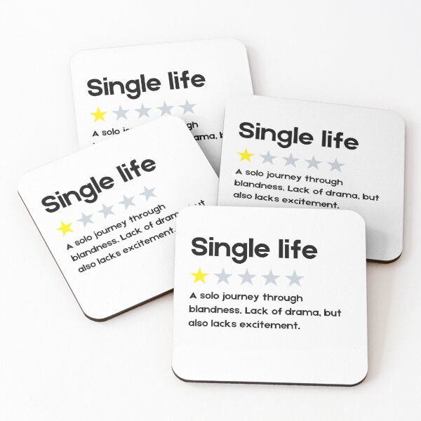 Item preview, Product Review, Single life, one star designed and sold by Numbers-Art.