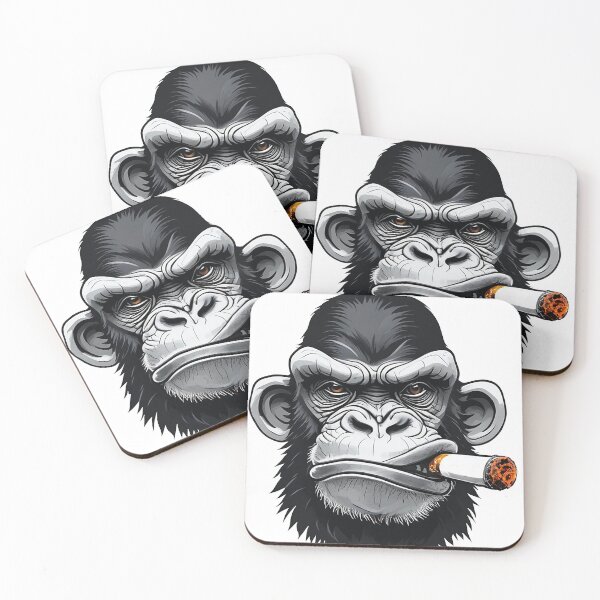 Item preview, Smoking Chimp designed and sold by Petersnook.