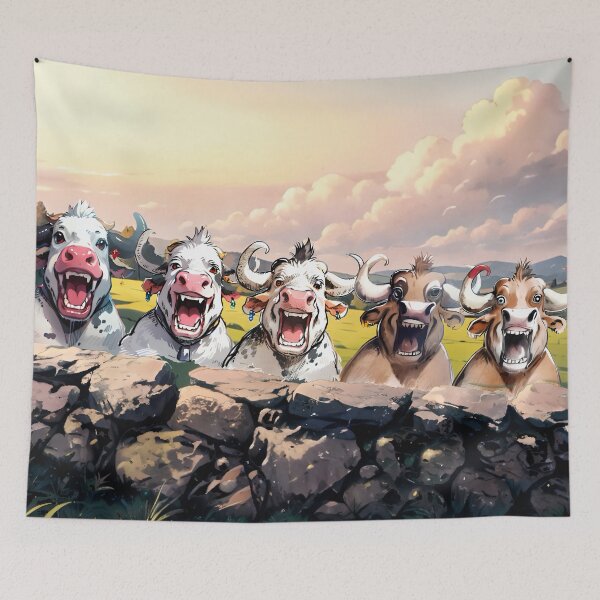 Item preview, Bonkers bovine designed and sold by Glenbobagins.