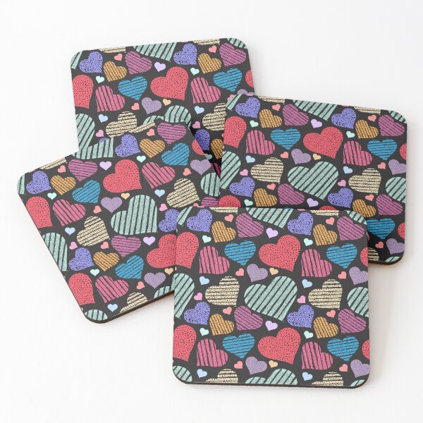 Item preview, Colorful heart pattern  designed and sold by AnyMar2023.