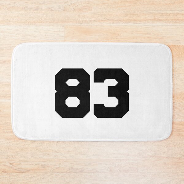 Item preview, 83, eighty-three, black, University designed and sold by Numbers-Art.