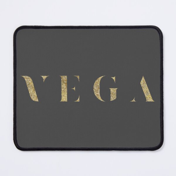 Item preview, VEGA - Marble Luxury Gold Text Logo - Dark Grey designed and sold by Simone Morana Cyla.