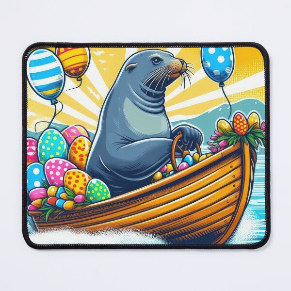 Item preview, Easter Funny animals Navy SEAL in a boat designed and sold by Expressions-Sel.