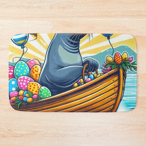 Item preview, Easter Funny animals Navy SEAL in a boat designed and sold by Expressions-Sel.