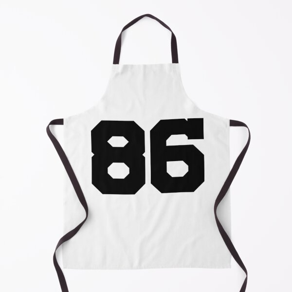 Item preview, 86, eighty-six, black, University designed and sold by Numbers-Art.