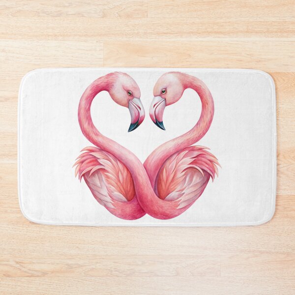 Item preview, pink flamingo heart designed and sold by jkrphoto.