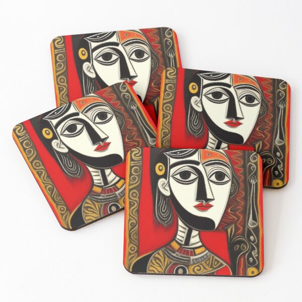 Item preview, Classic Vintage Abstract Portrait designed and sold by TheDarkWardrobe.