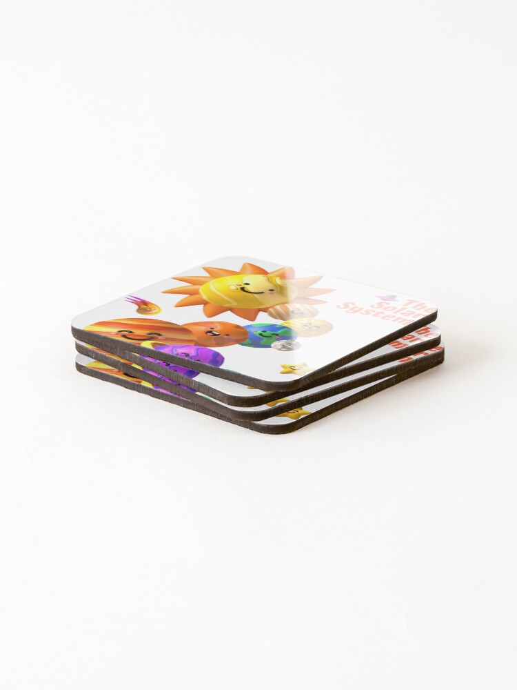 Thumbnail 4 of 5, Coasters (Set of 4), Solar eclipse designed and sold by Mo-rx.