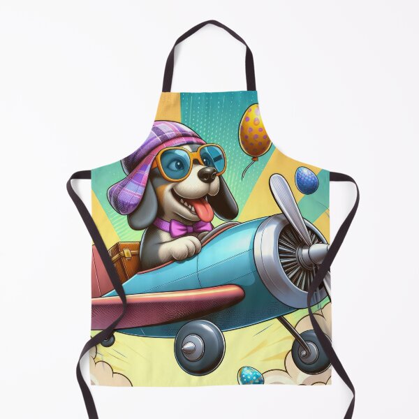 Item preview, Dog with airplane Easter Funny animals designed and sold by Expressions-Sel.
