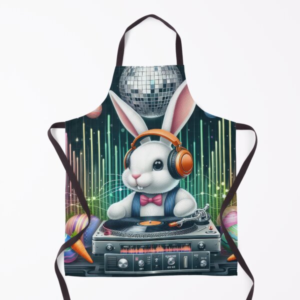 Item preview, rabbit DJ Easter Funny animals designed and sold by Expressions-Sel.