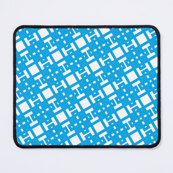 Item preview, White Rectangle Chinese Symbols Blue Setting Seamless Design designed and sold by Alchemy-A-La-G.
