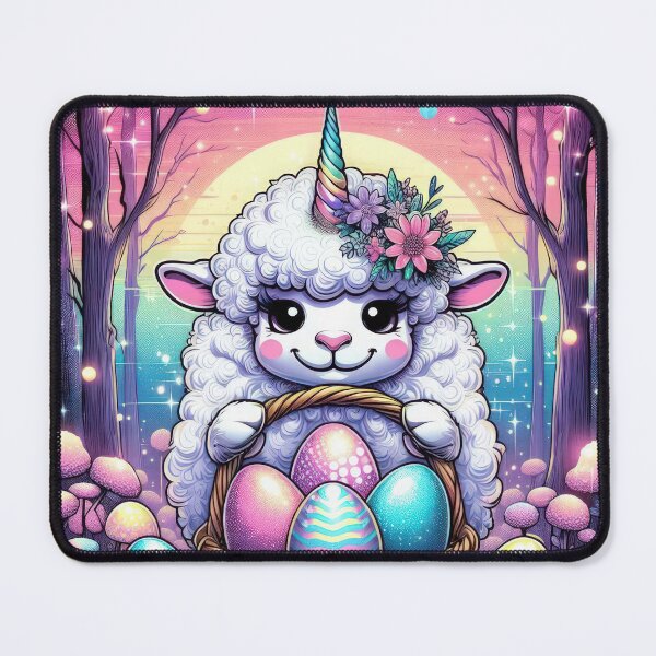 Item preview, cute lamb unicorn Easter Funny animals designed and sold by Expressions-Sel.