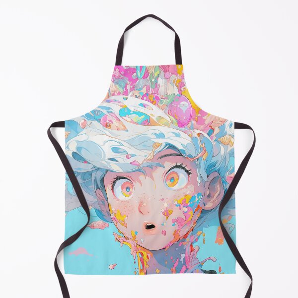 Item preview, Surreal Pastel Confectionery Splash Anime Girl designed and sold by bubblegoth.