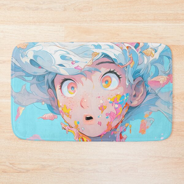 Item preview, Surreal Pastel Confectionery Splash Anime Girl designed and sold by bubblegoth.