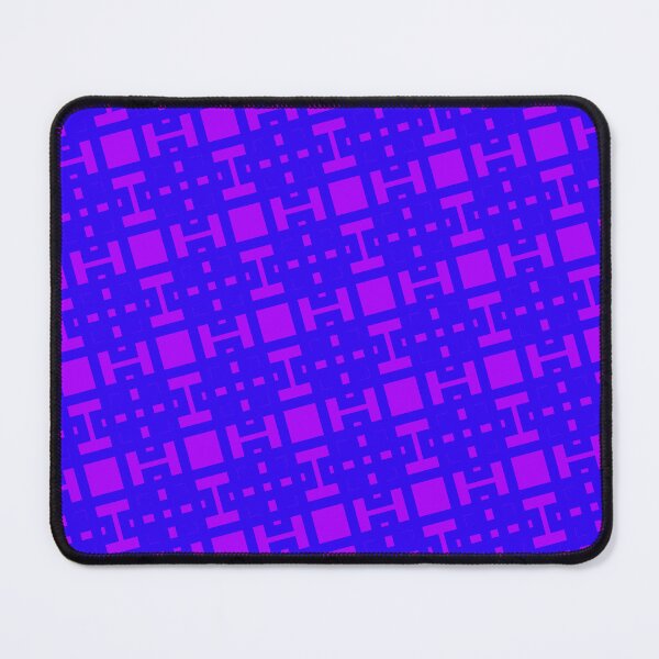 Item preview, Dark-Purple Rectangle Chinese Symbols Blue Setting Seamless Design designed and sold by Alchemy-A-La-G.