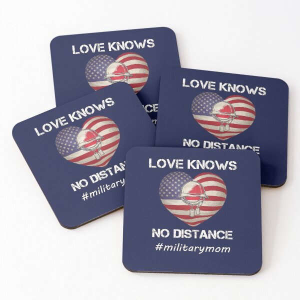 Item preview, Love Knows No Distance Military Mom designed and sold by tamdevo1.