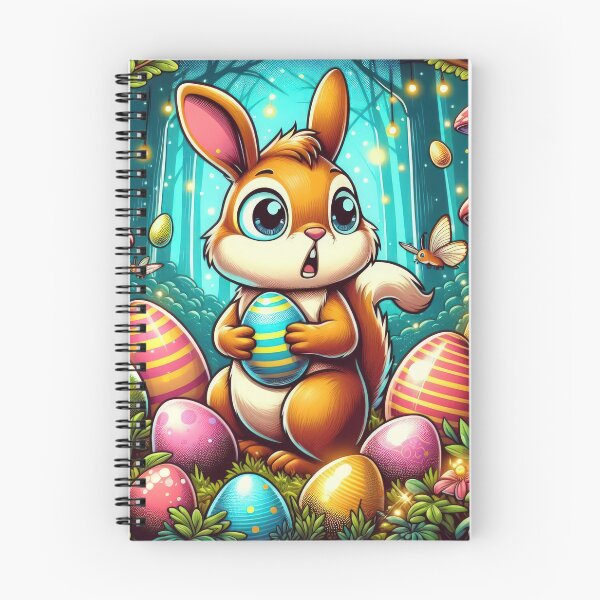 Item preview, Easter Funny animals squirrel with Easter eggs designed and sold by Expressions-Sel.