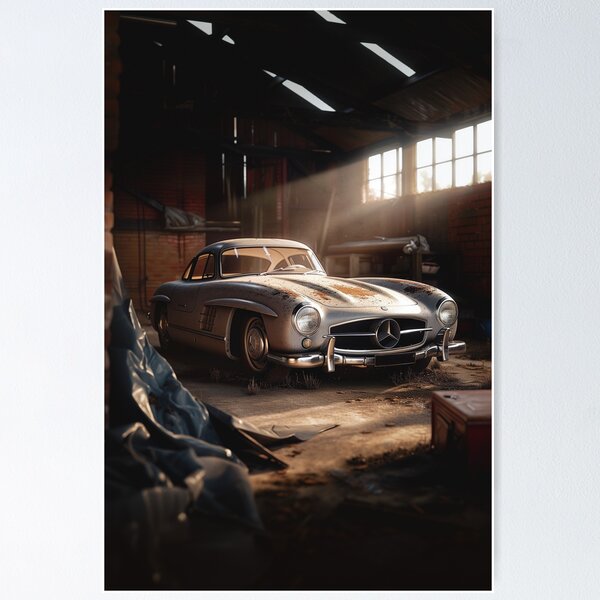 Item preview, Barn Find Dreams - Mercedes Benz 300 SL W198 - Silver #1 designed and sold by Dream-Machines.