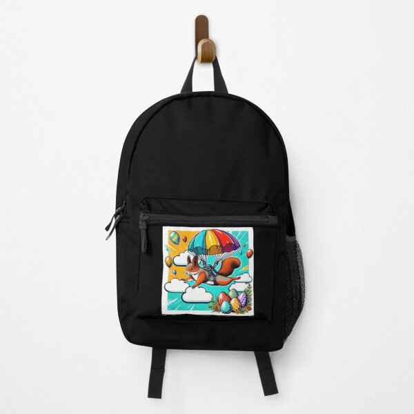 Item preview, squirrel with Color parachute Easter Funny animals designed and sold by Expressions-Sel.