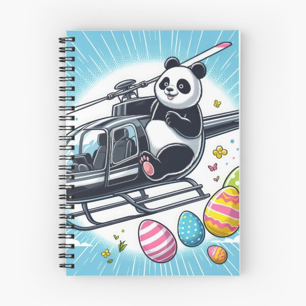 Item preview, panda with helicopter Easter Funny animals designed and sold by Expressions-Sel.
