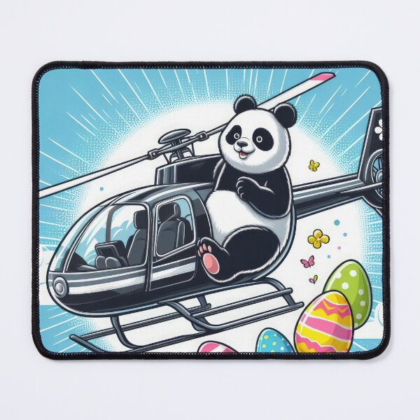 Item preview, panda with helicopter Easter Funny animals designed and sold by Expressions-Sel.