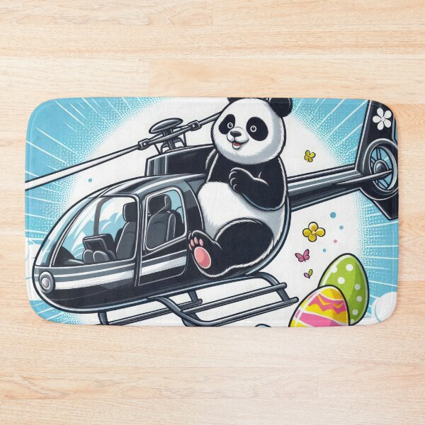 Item preview, panda with helicopter Easter Funny animals designed and sold by Expressions-Sel.