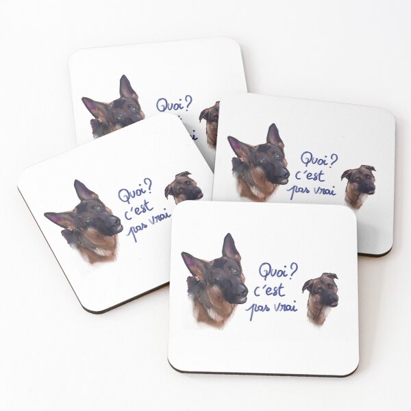Item preview, Wondering german shepherds designed and sold by Valérie Ozanon.