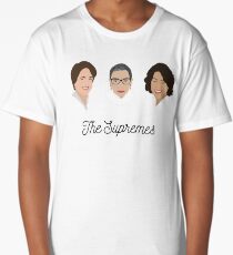The Supremes (3, with eyes, white text) Long T-Shirt