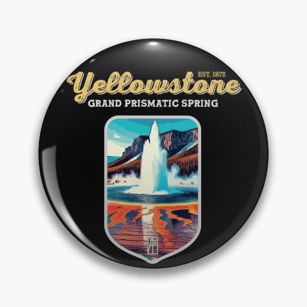 Item preview, USA - NATIONAL PARK - YELLOWSTONE Grand Prismatic Spring - 1 designed and sold by ArtProjectShop.