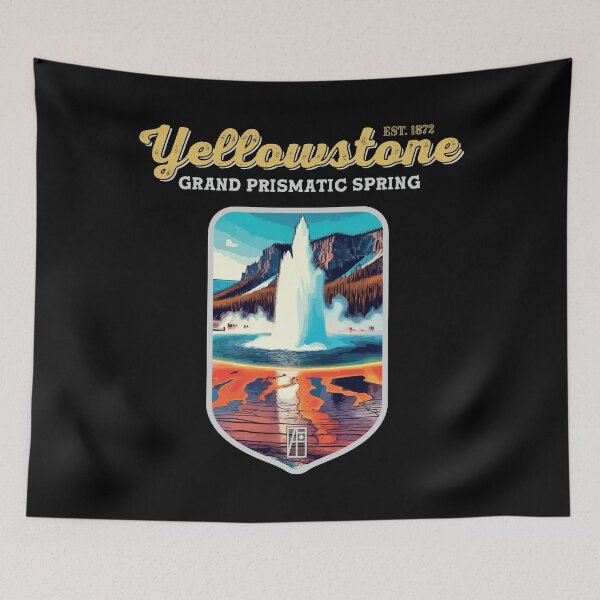 Item preview, USA - NATIONAL PARK - YELLOWSTONE Grand Prismatic Spring - 1 designed and sold by ArtProjectShop.