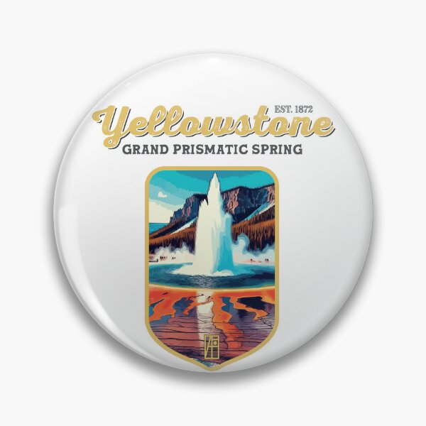 Item preview, USA - NATIONAL PARK - YELLOWSTONE Grand Prismatic Spring - 2 designed and sold by ArtProjectShop.