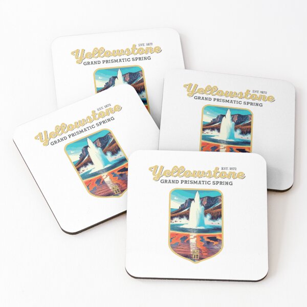 Item preview, USA - NATIONAL PARK - YELLOWSTONE Grand Prismatic Spring - 2 designed and sold by ArtProjectShop.
