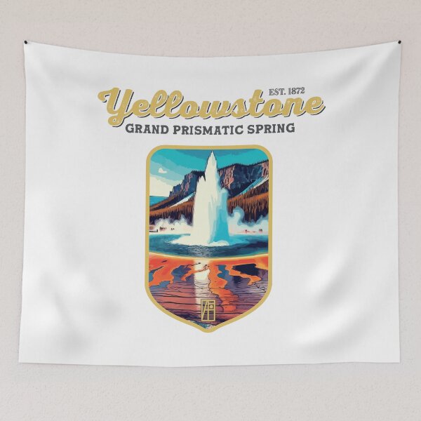 Item preview, USA - NATIONAL PARK - YELLOWSTONE Grand Prismatic Spring - 2 designed and sold by ArtProjectShop.